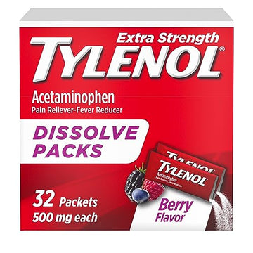 Tylenol Extra Strength Dissolve Packs, 500 mg Acetaminophen Pain Reliever & Fever Reducer Tylenol buy supplements canada