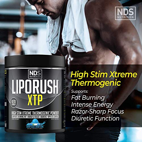 LIPORUSH NDS Nutrition XTP Thermogenic Fat Burner with L-Carnitine - Energy, Focus LIPORUSH buy supplements canada