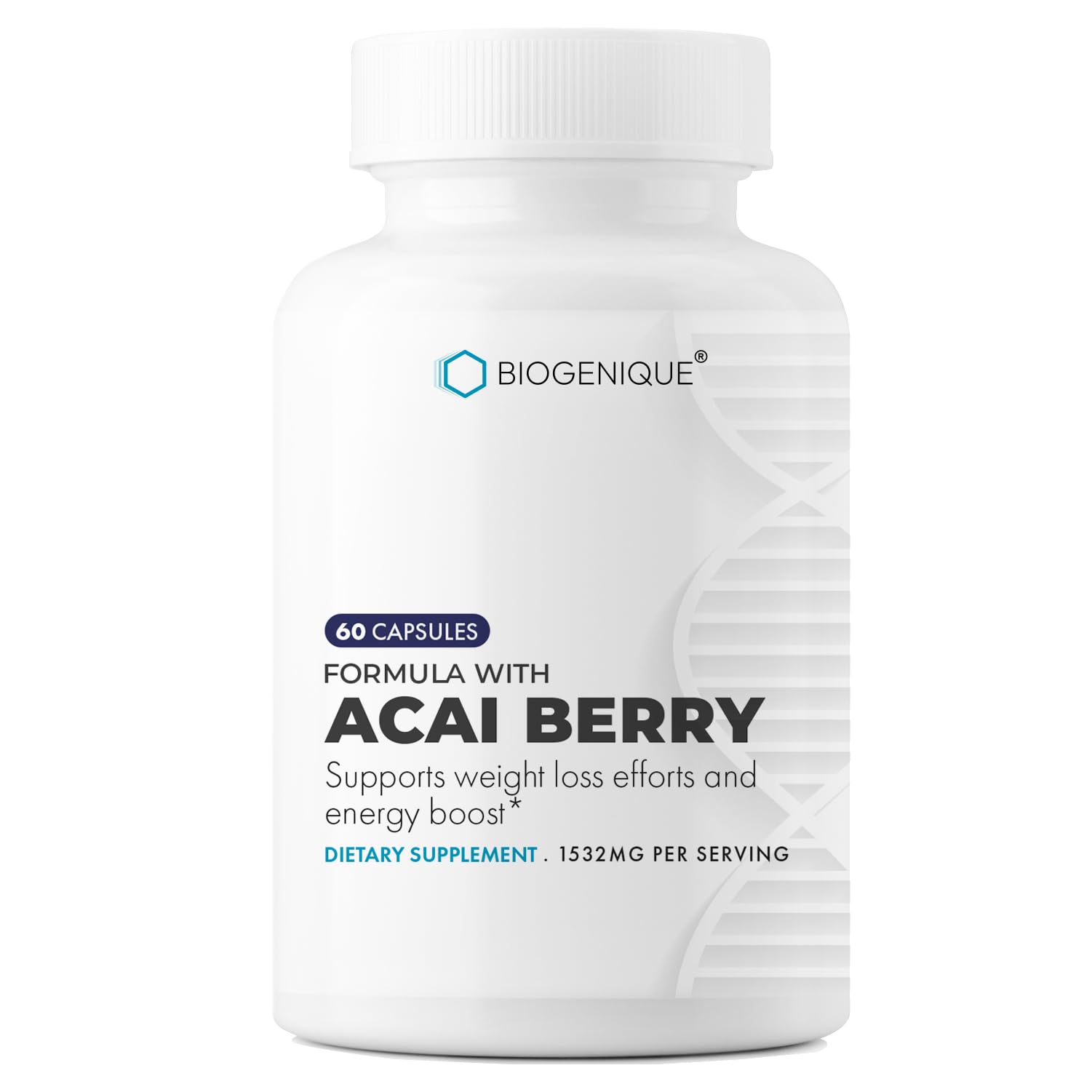 Biogenique Acai Berry Extract & Psyllium Powder, Energy Boost, Free Radical Scavenger Biogenique buy supplements canada