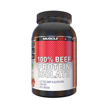 MuscleNH2 Beef Protein Isolate Powder 90%, High Protein, Low Fat, Dairy Free, Gluten Free, Soy Free MuscleNh2 buy supplements canada