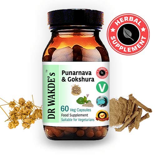 DR WAKDE's Punarnava & Gokshura Capsules (60 Veg Caps, Promotes Healthy Urinary Flush, Ayurvedic Supplement, Vegan, Herbal, All Natural, Made in UK) DR WAKDE's buy supplements canada