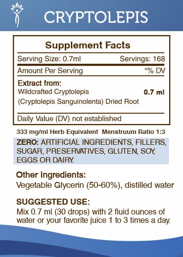 Secrets of the Tribe Cryptolepis Tincture Alcohol-Free Extract, High-Potency Herbal Drops Secrets of the Tribe buy supplements canada