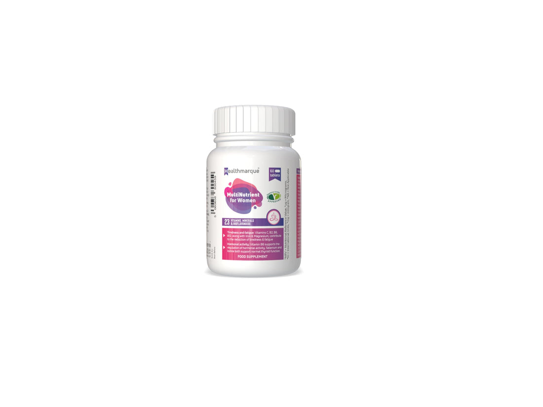 Premium Daily Multivitamin Tablets for Women - 23 Essential Vitamins, Minerals & Bioflavonoids Healthmarque buy supplements canada