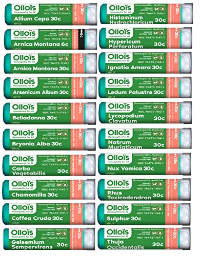OLLOIS Homeopathy 20-Remedy Starter Kit (Organic & Lactose-Free OLLOÏS buy supplements canada