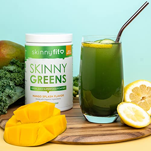 SkinnyFit Mango Splash Skinny Greens, Green Juice Superfood Powder, Natural Energy SkinnyFit buy supplements canada
