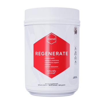 MEND Regenerate, Post Workout Recovery, Immune Support, and Sports Nutrition Supplement for Men and Women - Natural, Gluten Free, and Non-GMO - Cocoa Protein Powder, 20 Servings MEND buy supplements canada