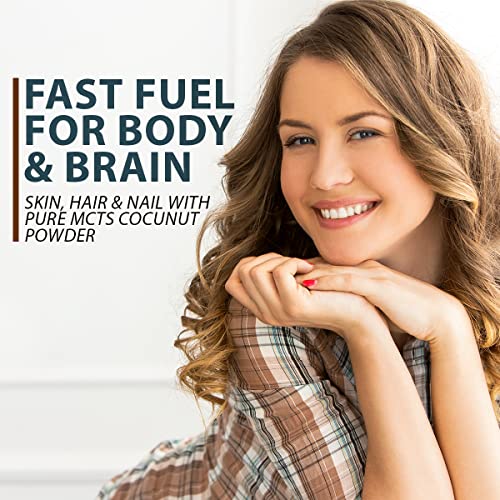 Keto MCT Oil Powder Pure Coconut MCT Keto Coffee Creamer | Premium Quality C8 Easily Absorbed & Digested K GEN ketogenic enhancement buy supplements canada