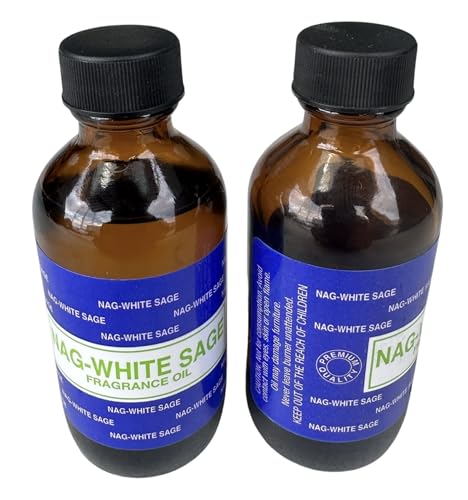 Premium Fragrance Oil 2 Bottles Nag-Musk or Nag-White Sage, 2 Ounces Each in a Glass Bottle Generic buy supplements canada