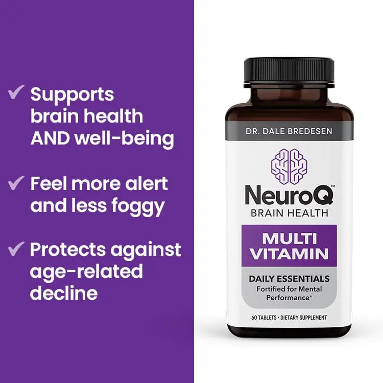 NeuroQ Daily Essentials Multivitamin – High‑Potency Brain & Body Support with Choline 550 mg, PQQ, CoQ10, Alpha Lipoic Acid LifeSeasons buy supplements canada