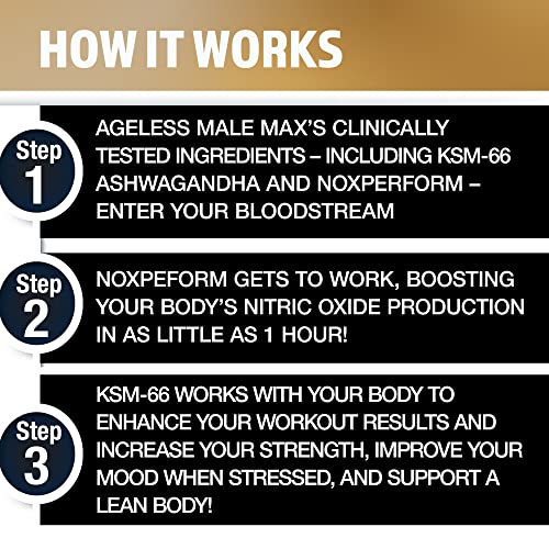Ageless Male Max Chewable Nitric Oxide Booster Supplement for Men – High Potency New Vitality buy supplements canada