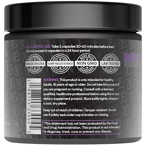 The Night Before 10-in-1 Midnight Maximizer Sleep Aid, Stress Relief, Cognition, Relaxation, Recovery, Focus, Magnesium Glycinate, L-Theanine & More, (120 Capsules – 2 Month Supply) Formulation Factory buy supplements canada