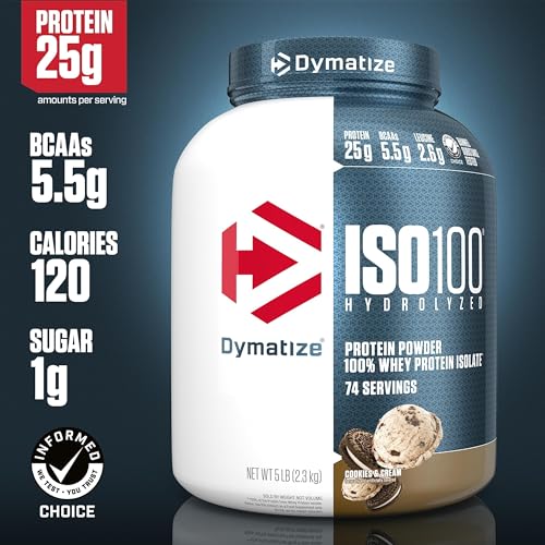 Dymatize ISO100 Hydrolyzed Protein Powder, 100% Whey Isolate Protein, 25g of Protein Dymatize buy supplements canada