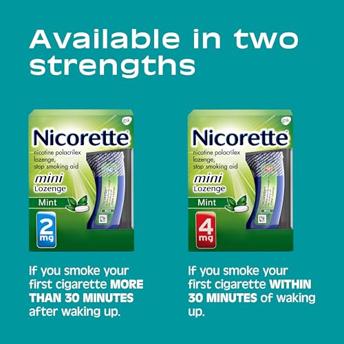 Nicorette 4 mg Mini Nicotine Lozenges to Quit Smoking - Mint Flavored Stop Nicorette buy supplements canada