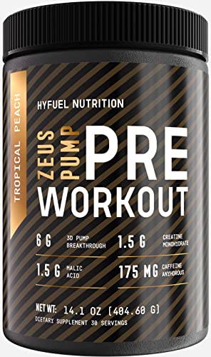 Hyfuel Nutrition Zeus Pump Pre Workout - Pump Focus Energy Power - 3D Pump Breakthrough Hyfuel Nutrition buy supplements canada