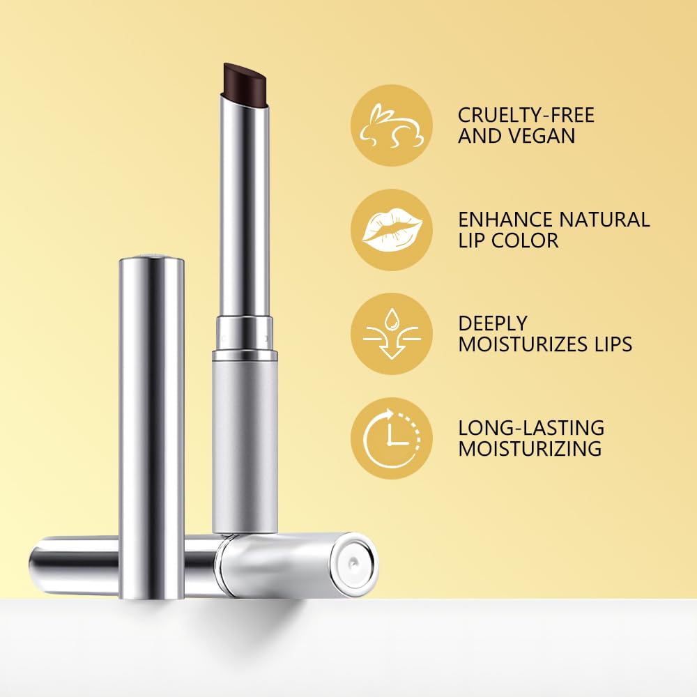 Honey Butter Lipstick Tinted Lip Balm, Shine Moisturizing Plumper Lipstick for Women, Natural Nourishing Hydrating Lip Gloss Stain for Dry Lips, Lightweight Lip Liner Care Makeup, Vegan - Black & Pink HHLTOH buy supplements canada