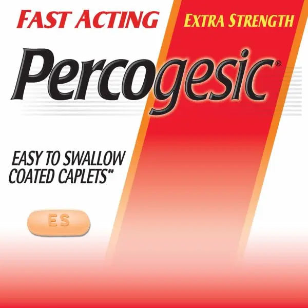 Percogesic Extra Strength Pain Relief | Aspirin Free Dual Action Relief | 40 Coated Caplets (3 Pack) Percogesic buy supplements canada