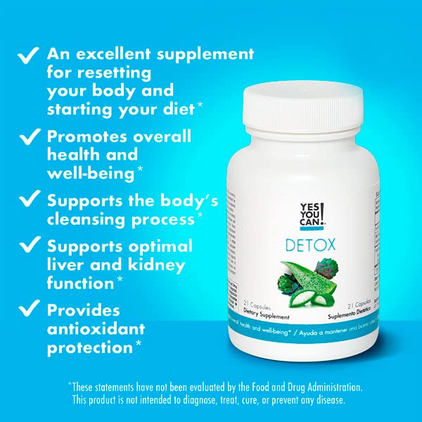 Yes You Can! Natural Detox Cleanse - Daily Cleanse Supplement for Men & Women Yes You Can! buy supplements canada