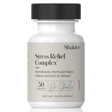Shaklee - Stress Relief Complex - Calming Blend of L-theanine, Ashwagandha, Beta-sitosterol, and L-tyrosine - Promotes Relaxation without Drowsiness - 1 Caplet Daily - Adults Supplement - 30 Caplets Shaklee buy supplements canada