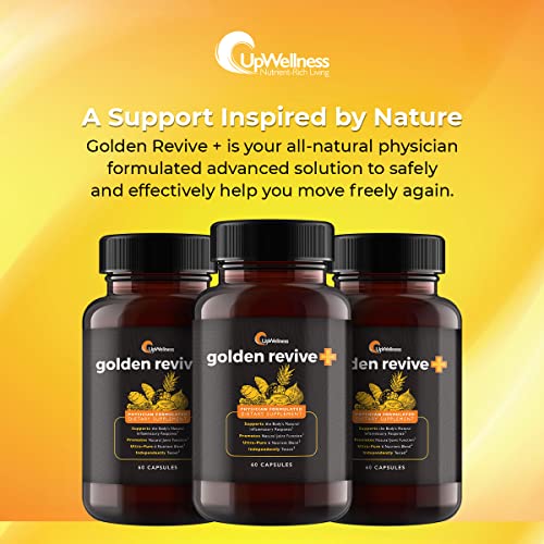 UpWellness Golden Revive + Joint Support with Quercetin, Magnesium, and Turmeric UpWellness Nutrient-Rich Living buy supplements canada