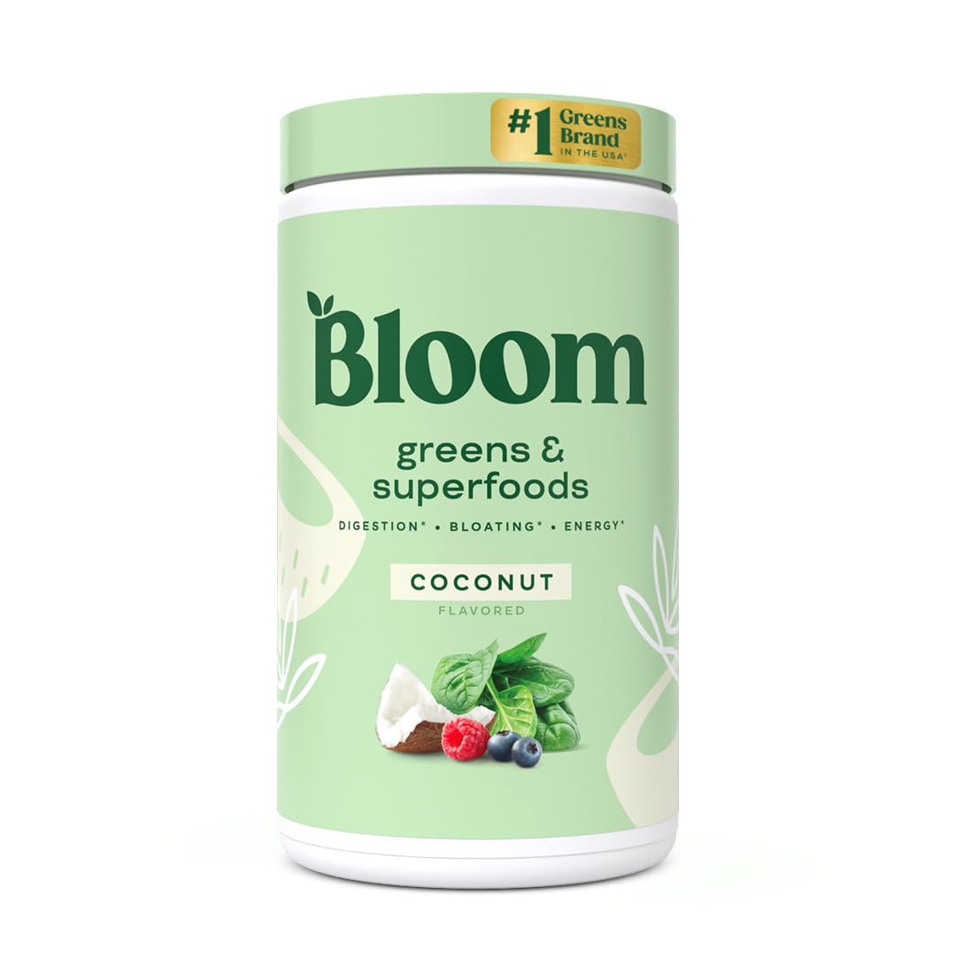 Bloom Nutrition Greens and Superfoods Powder for Digestive Health, Greens Powder Bloom Nutrition buy supplements canada