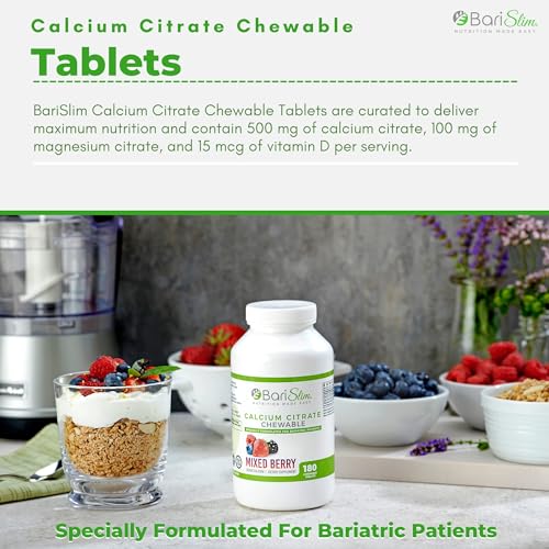BariSlim Bariatric Calcium Citrate with Magnesium and Vitamin D Tabs - 500 mg of Calcium BariSlim buy supplements canada