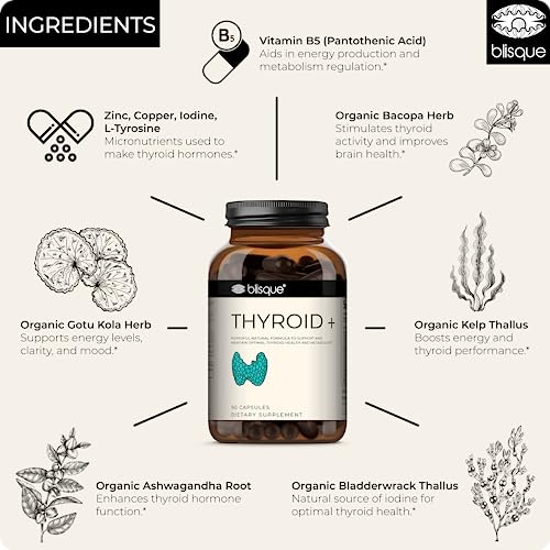 Blisque – Thyroid Support Supplement Complex for Healthy Metabolism and Increased Energy Blisque buy supplements canada