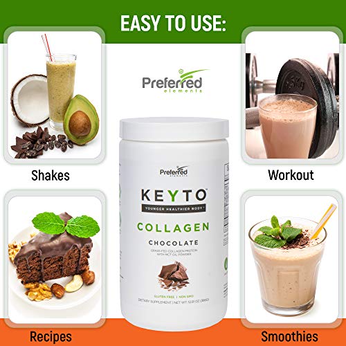 Keto Collagen Protein Powder with MCT Oil – Keto and Paleo Friendly Grass Fed and Pasture Preferred Elements buy supplements canada