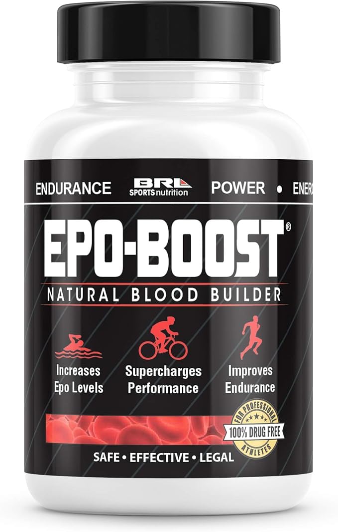 EPO-BOOST Natural Blood Builder Iron Supplement. RBC Support Made in USA with Echinacea & Dandelion Root helping VO2 Max, Energy, Endurance (1-Pack) EPO-Boost buy supplements canada