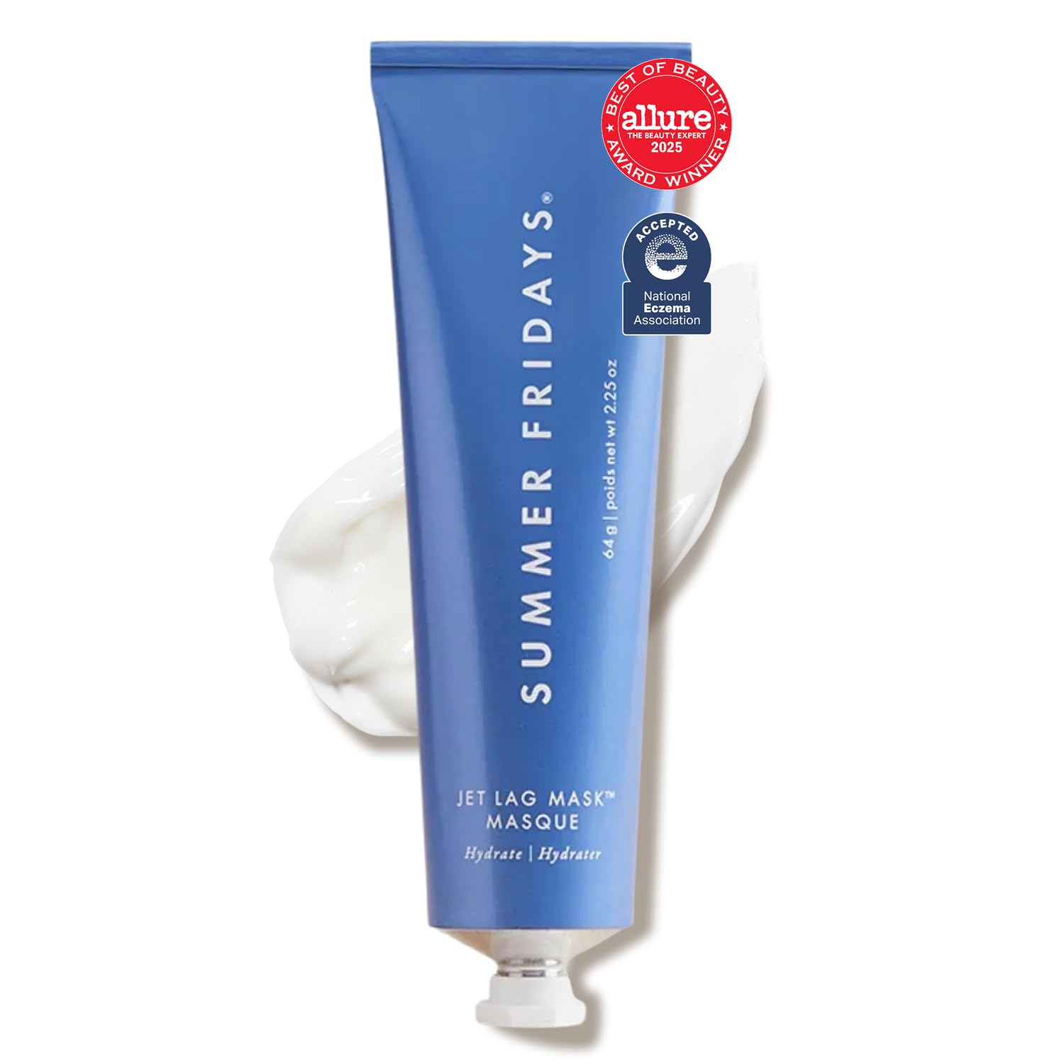 Summer Fridays Jet Lag Mask - Hydrating Face Moisturizer + Mask - Enriched with Hyaluronic Acid, Niacinamide, Glycerin + Antioxidants Helps Nourish Skin for a Renewed + Radiant Complexion (2.25 Oz) Summer Fridays buy supplements canada