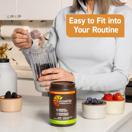 CocoaVia Cardio Health Cocoa Powder, 60 Servings, 500mg Cocoa Flavanols CocoaVia buy supplements canada