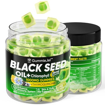 Sugar Free Black Seed Oil Filled Gummies & Chlorophyll, with Hydrolyzed Collagen EnvyCure buy supplements canada