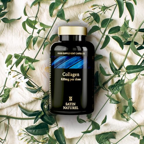 Collagen Capsules 820mg - 180 High Strength Capsules (3 Months Supply) SatinNaturel buy supplements canada