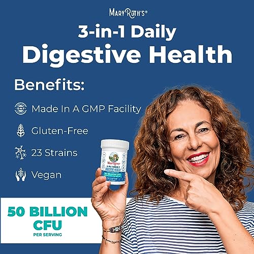 Mary Ruth's 3 in 1 Digestive Health Probiotic, 30 CT MaryRuth Organics buy supplements canada