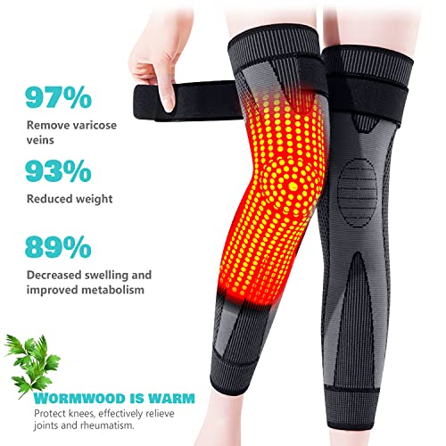 DAFUZ Tourmaline Acupressure self-Heating Shaping Knee Sleeve, Mugwort Acupressure DAFUZ buy supplements canada