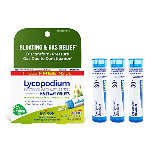 Boiron Lycopodium Clavatum 30C Homeopathic Medicine for Relief from Bloating, Gas Relief Boiron buy supplements canada