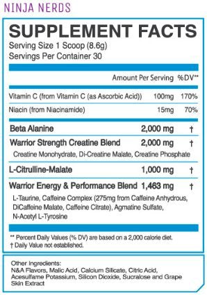 eFlow Nutrition ENRAGE Pre Workout - Energy, Focus, Pumps, and Strength - Ninja Nerds eFlow Nutrition buy supplements canada