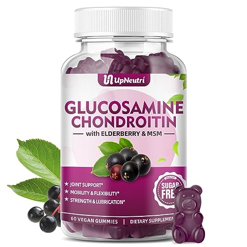 UPNEUTRI Glucosamine Chondroitin Gummies Sugar Free, Extra Strength 1500mg Glucosam UPNEUTRI buy supplements canada