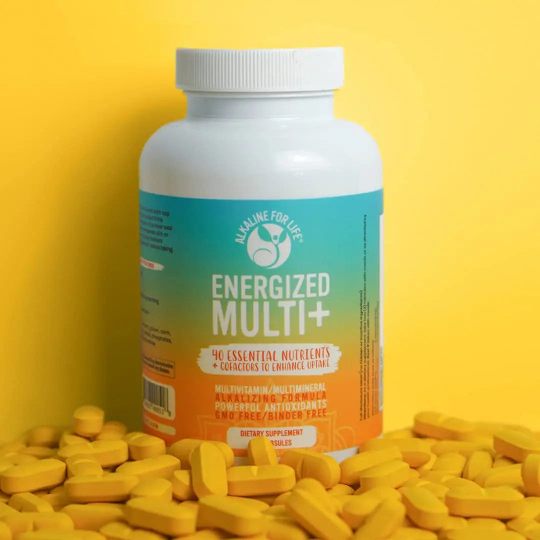 Energized Multi - Potent Multivitamin with 40 Fully Bioavailable Nutrients B Complex Vitamins, Vitamin D, Vitamin C, Vitamin K, Zinc, Quercetin Alkaline for Life buy supplements canada