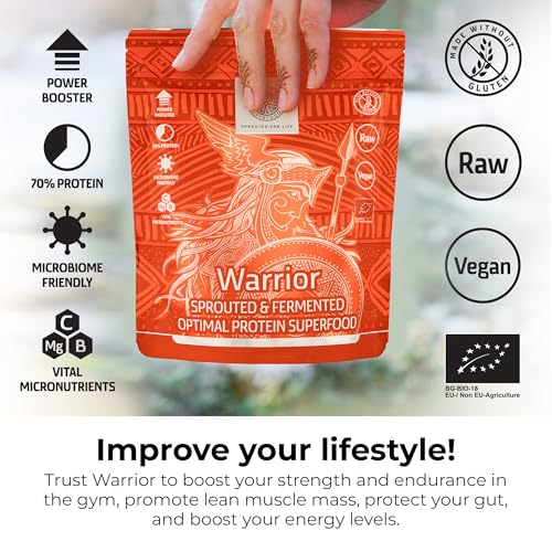 ANCESTRAL SUPERFOODS: Vegan Superfood Protein Powder, Gluten-Free Alkaline Fibre Supplement ANCESTRAL SUPERFOODS SPROUTED FOR LIFE buy supplements canada