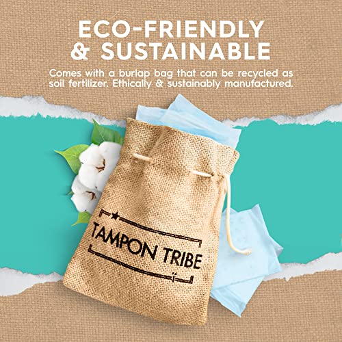 Tampon Tribe - Organic Cotton Pads with Wings for Women, Chemical-Free Breathable Sanitary Pads Tampon Tribe buy supplements canada