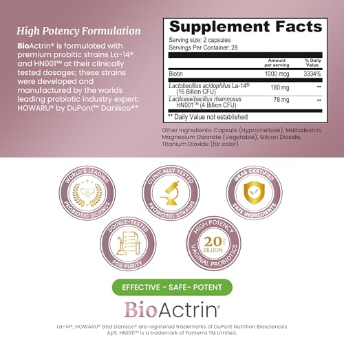Bioactrin Vaginal Probiotics for Women - Formulated Bacterial Vaginosis Treatment, Yeast Infection SIGNIFY NATURE buy supplements canada