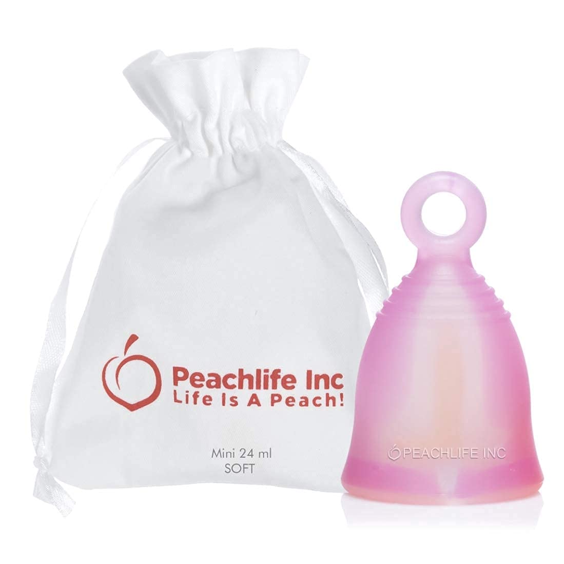 Peachlife Boric Acid Suppositories and Small Soft Menstrual Cup with Ring Pull Peachlife buy supplements canada