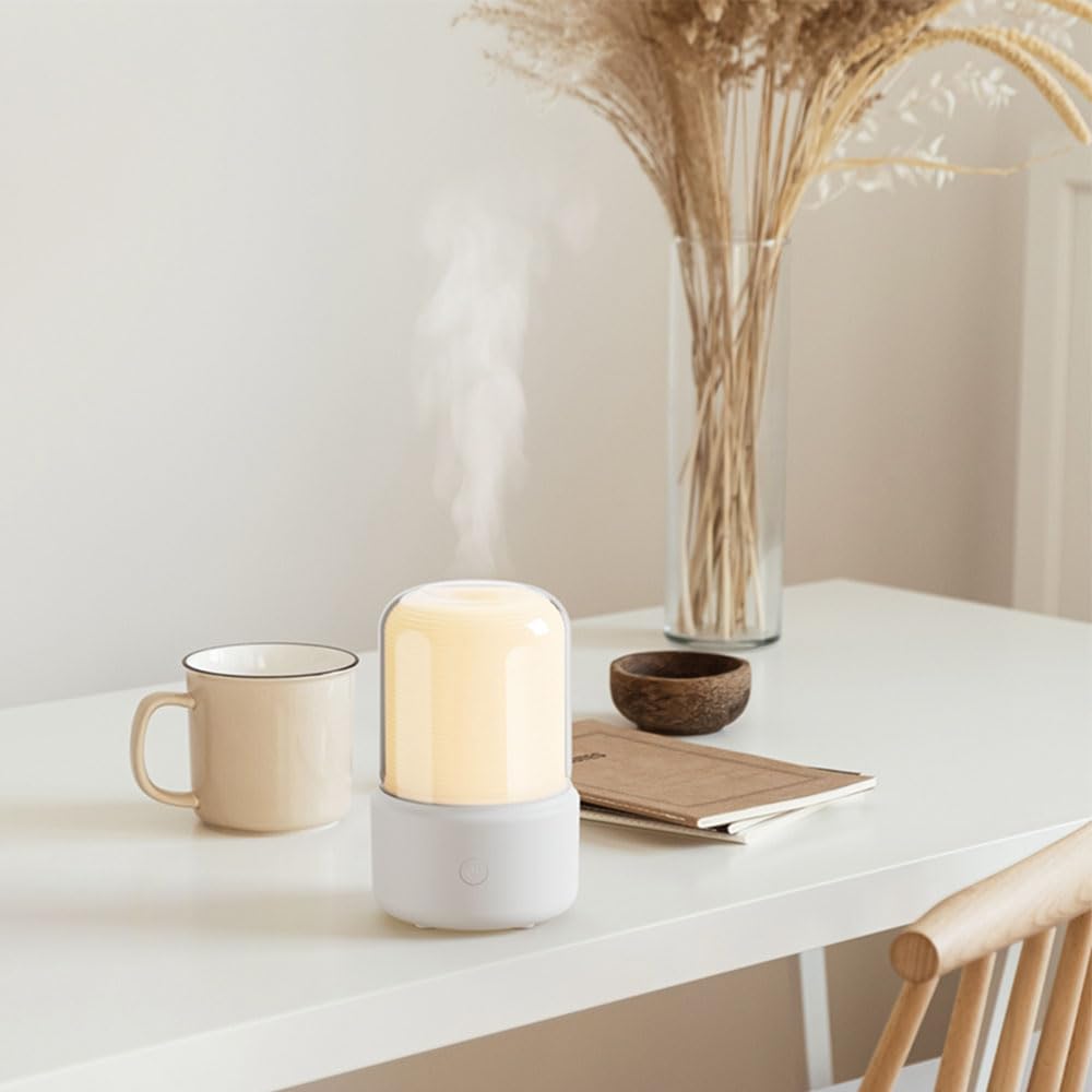 Candlelight Flame Air Diffuser,Portable Essential Oil Diffuser Noiseless 120ML Aroma Diffuser Waterless AEKAN buy supplements canada