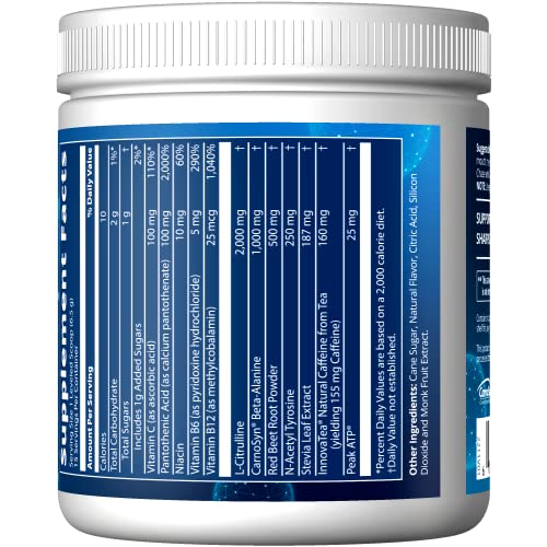 MRM Nutrition Driven Dry Scoop Pre-Workout Powder| Sour Berry Flavored| Pure Ingredients MRM buy supplements canada