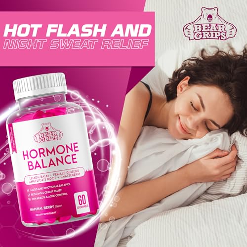 Hormone Balance for Women - PMS Relief Gummies and Bloating Relief for Women Bear Grips buy supplements canada