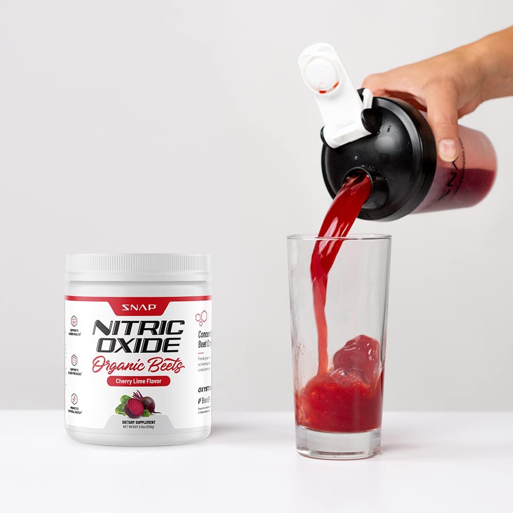 Snap Supplements USDA Organic Beet Root Powder, 3-in-1 Nitric Oxide Supplement Snap Supplements buy supplements canada