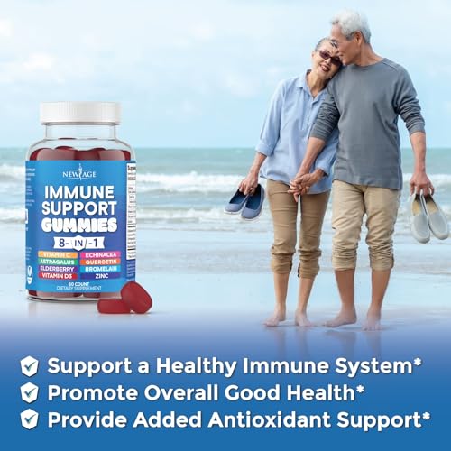 NEW AGE 8 in 1 Immune Support Booster Supplement with Elderberry, Vitamin C NEW AGE buy supplements canada