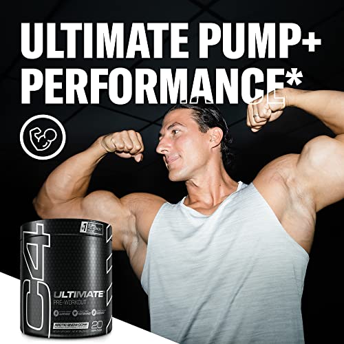 C4 Ultimate Pre Workout Powder Arctic Snow Cone - Sugar Free Preworkout Energy Cellucor buy supplements canada