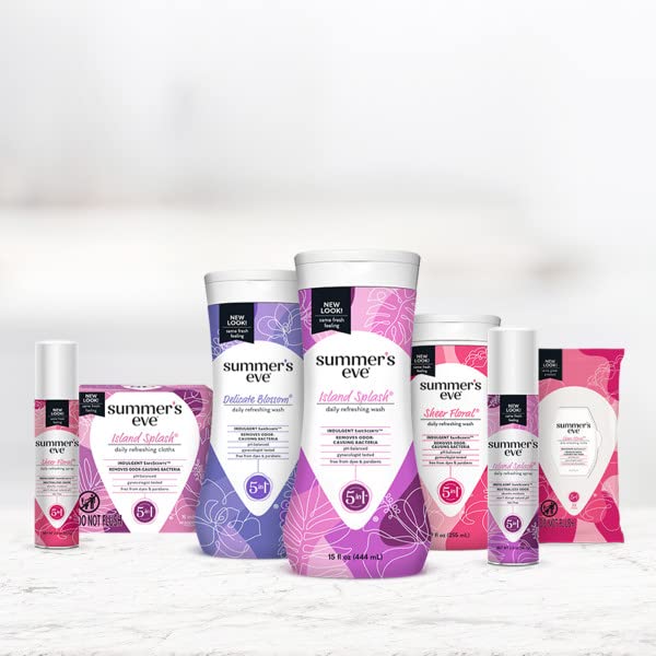 Summer's Eve Delicate Blossom Daily Refreshing Feminine Wash, Removes Odor, pH balanced, 15 fl oz Summer's Eve buy supplements canada